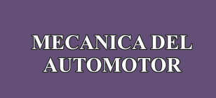 Mecánica del automotor